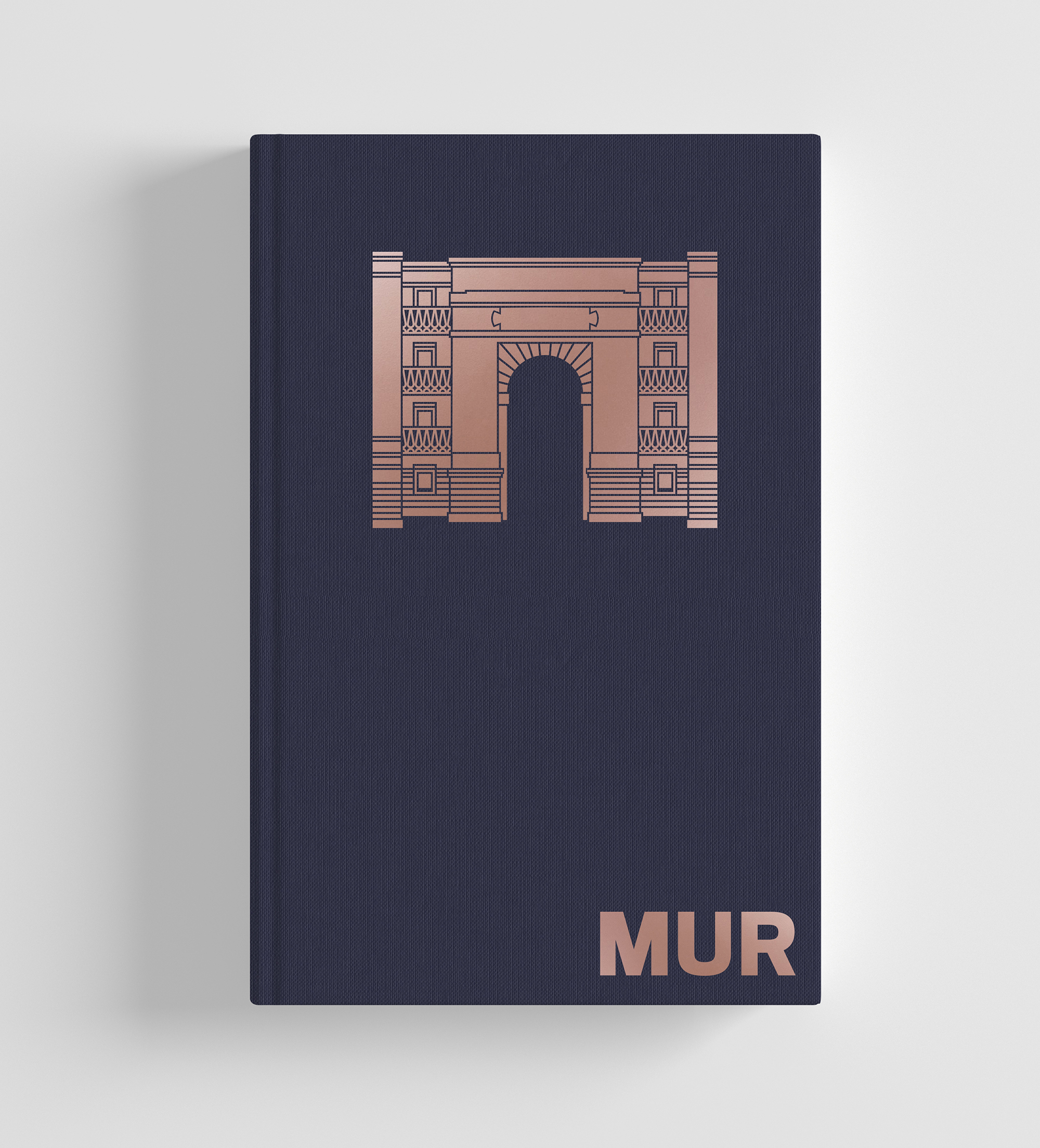Okładka książki "MUR. Ilustrowany atlas architektury Muranowa"