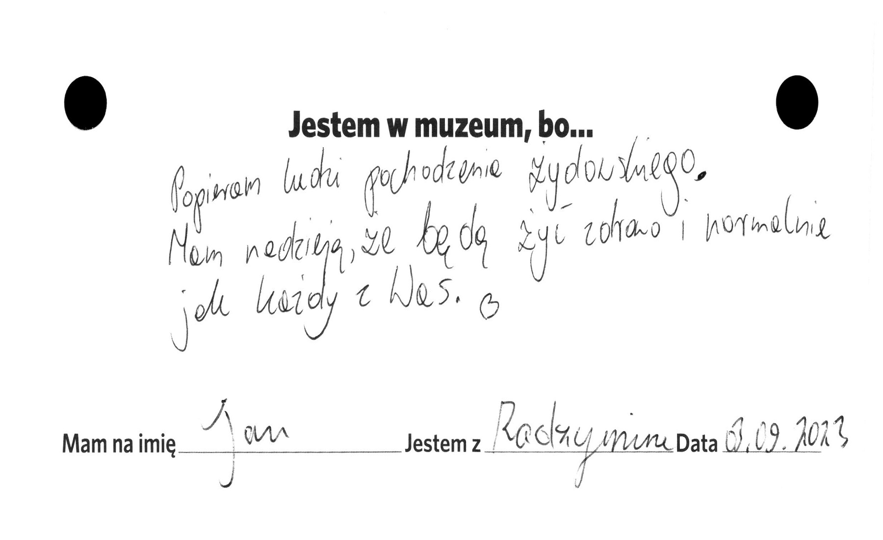 Opinia o wystawie stałej w Muzeum POLIN w języku polskim