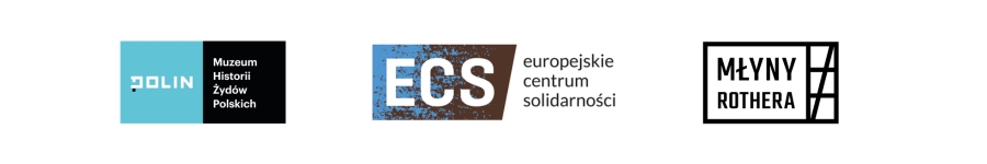 Logotypy Muzeum POLIN, Europejskiego Centrum Solidarności, Młynów Rothera