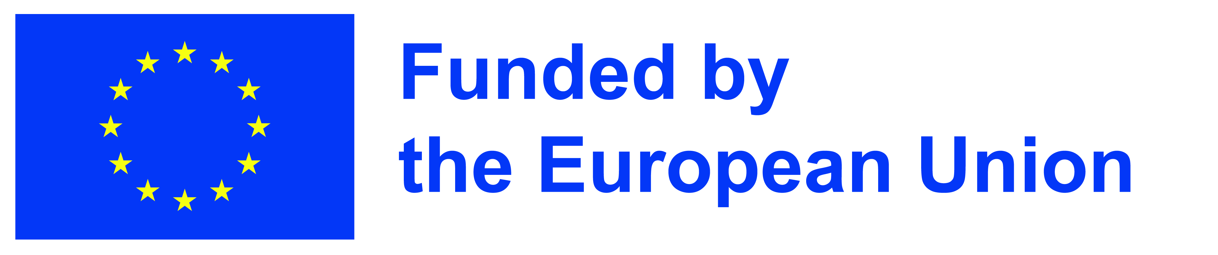 Logo Unii Europejskiej z napisem ufundowane przez UE.