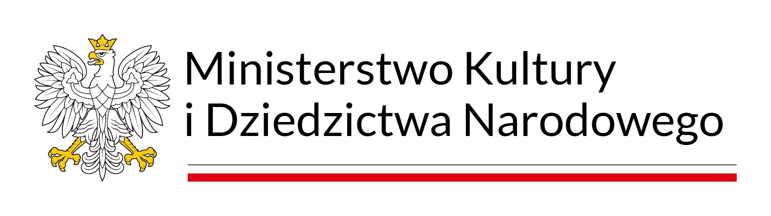 Logo Ministerstwa Kultury i Dziedzictwa Narodowego z godłem Polski