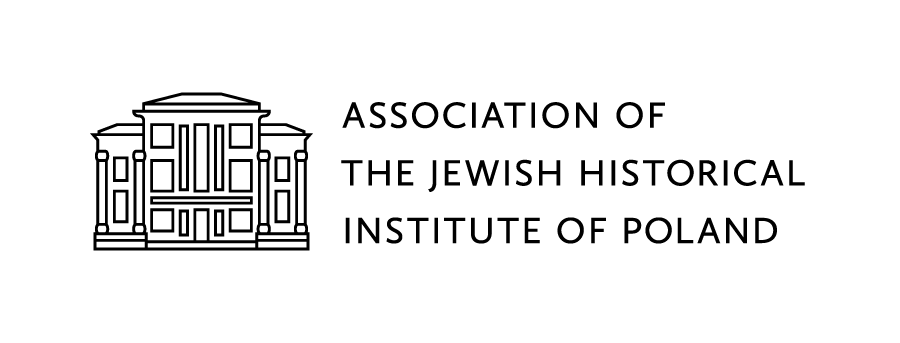 Logo Stowarzyszenia Żydowski Instytut Historyczny w wersji angielskiej