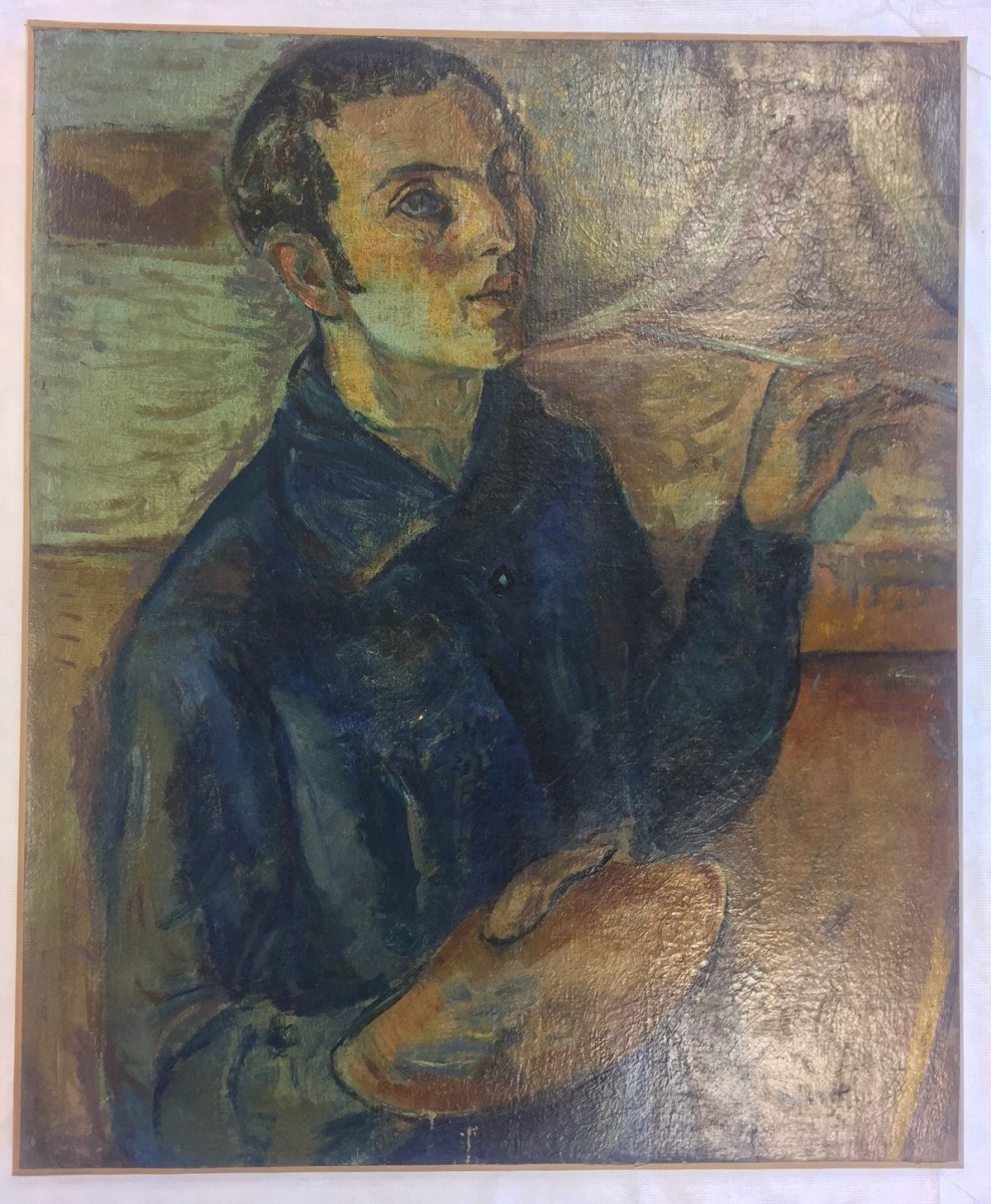 Marek Szwarc, Autoportret, 1921, olej/płótno, fot. Muzeum POLIN