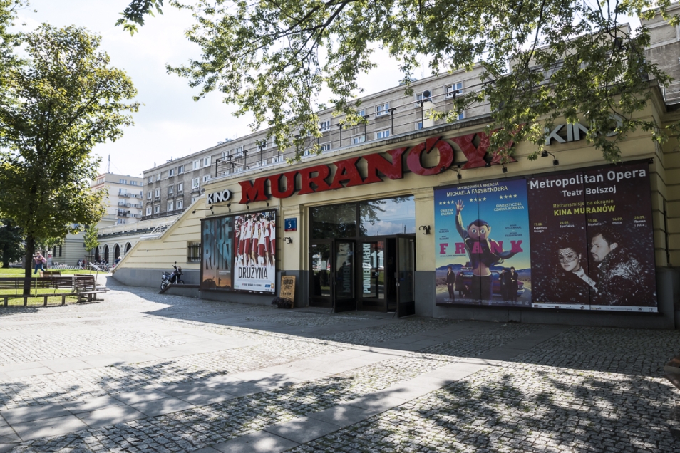 Na obrazie widzimy zdjęcie Kina Muranów