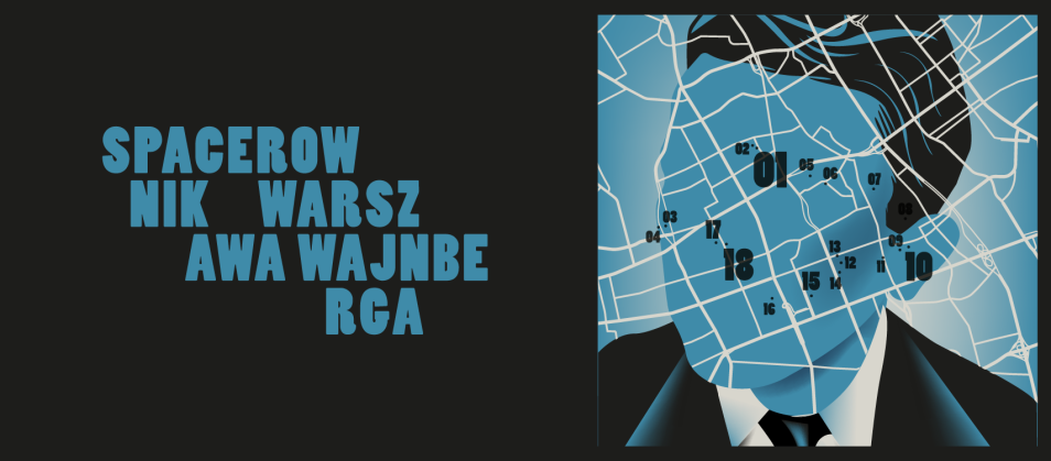 Spacerownik Warszawa Wajnberga - okładka