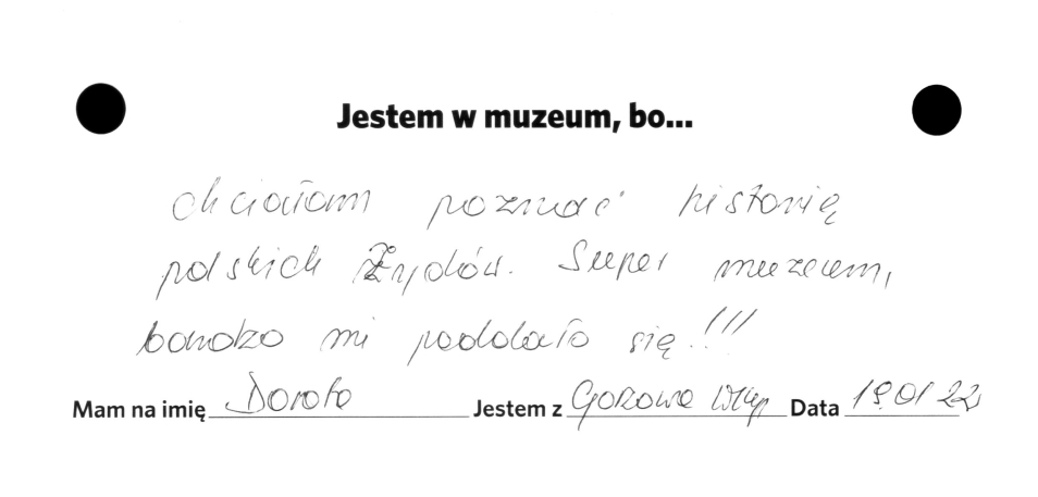 opinia o wystawie stałej w POLIN