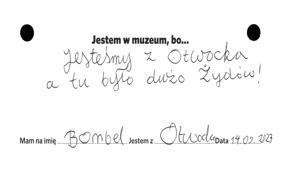 Opinia o wystawie stałej w Muzeum POLIN w języku polskim