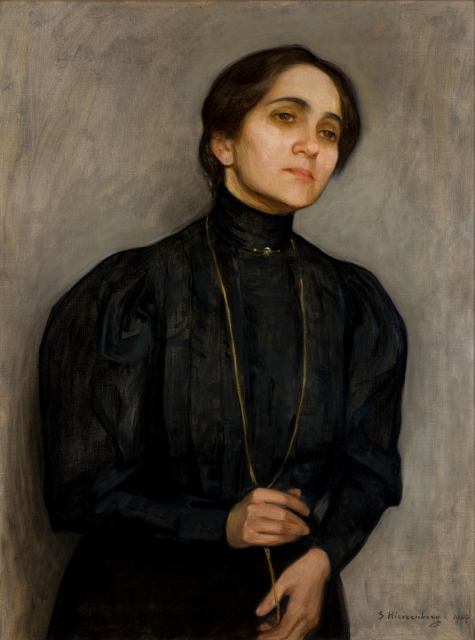 Portret Marii Feldman, pędzla Samuela Hirszenberga.