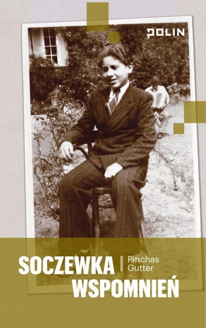 Okładka książki "Soczewka wspomnień" Pinchasa Guttera.