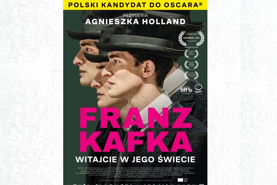 Grafika dekoracyjna - plakat do filmu "Franz Kafka"