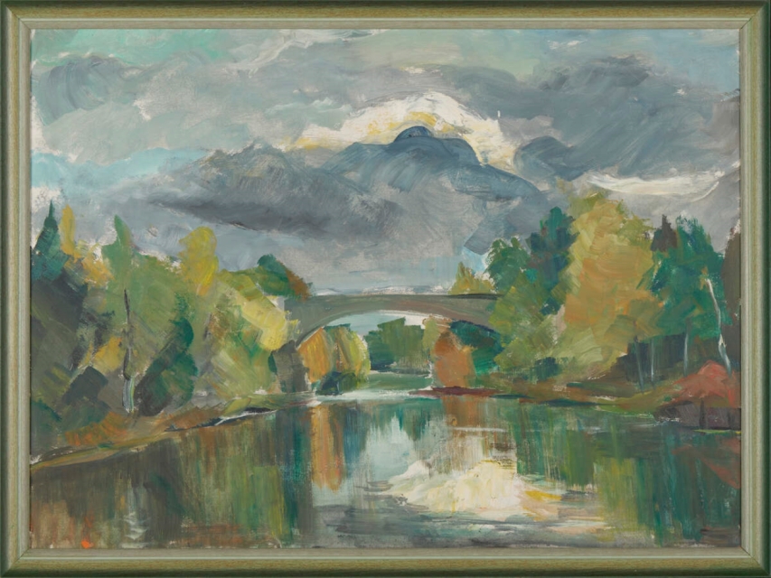 Obraz Mery Lirauer Schneider, The Old Bridge.