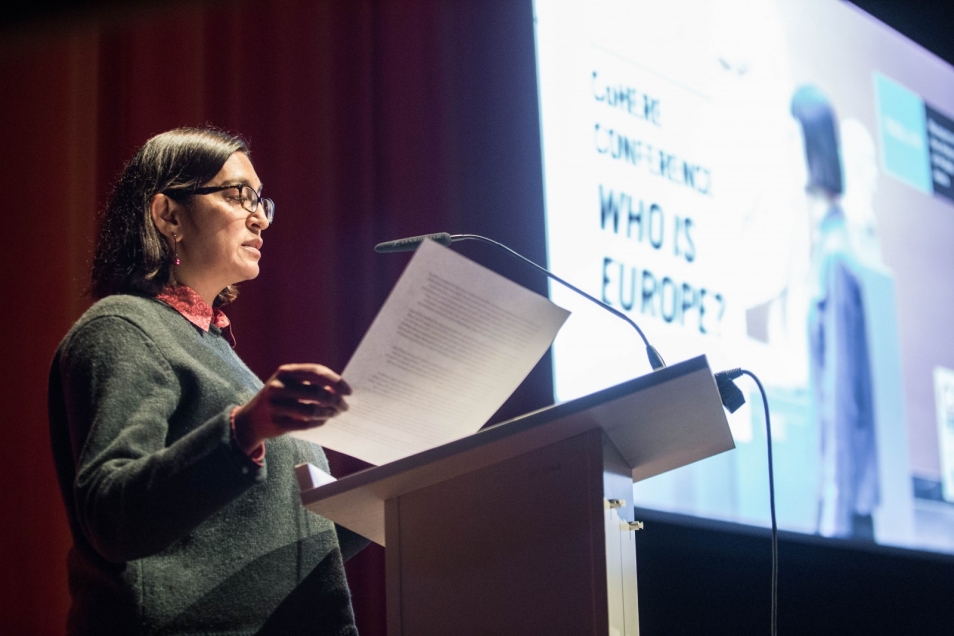 prof. Gurminder K. Bhambra, konferencja CoHERE, Muzeum POLIN