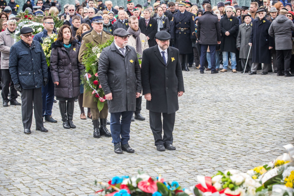 74. rocznica powstania w getcie warszawskim (19.04.2017)