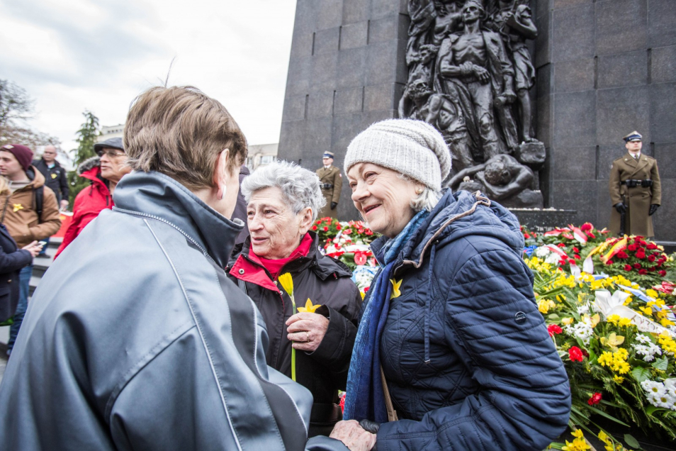 74. rocznica powstania w getcie warszawskim (19.04.2017)