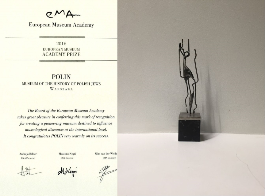 Nagroda European Museum Academy dla Muzeum POLIN