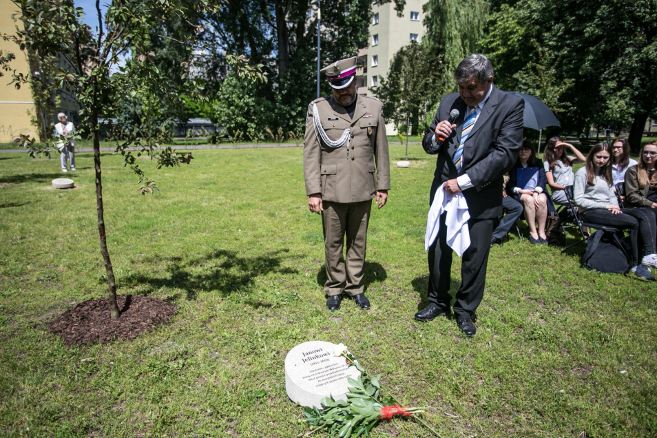 Kamień upamiętniający Jana Jelinka