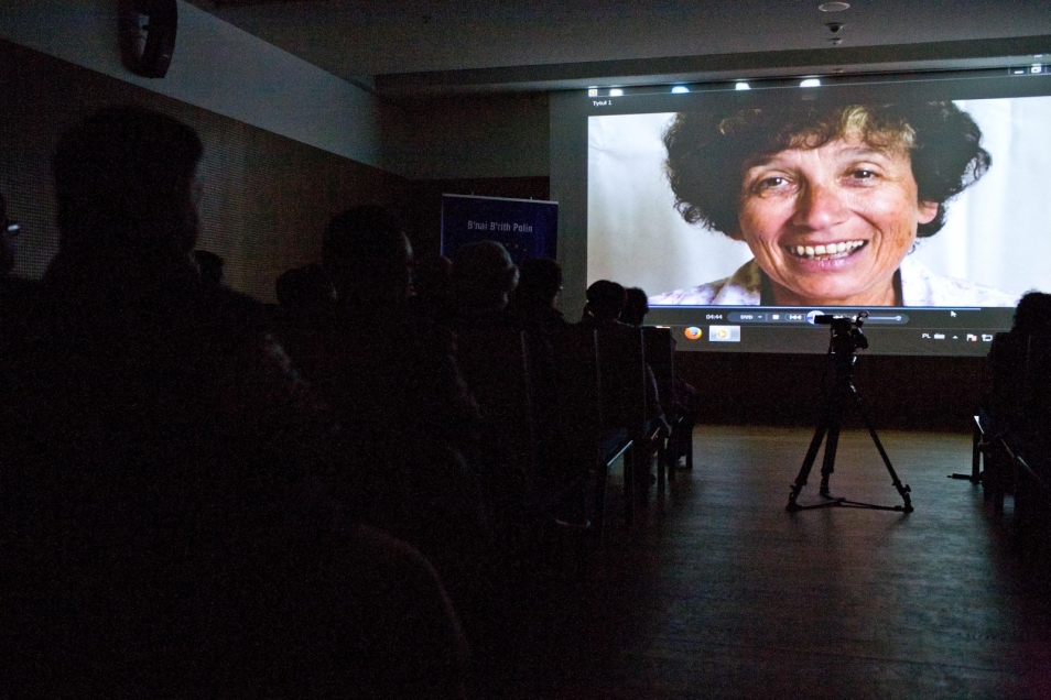 Pokaz filmu podczas debaty marzec '68