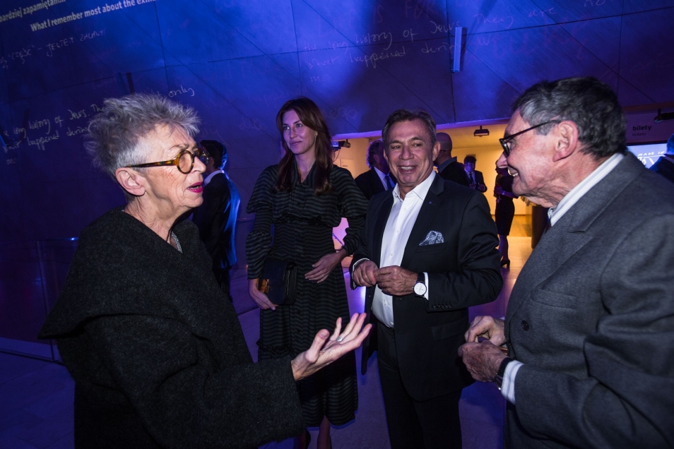 Marian Turski w rozmowie z Andą Rottenberg.