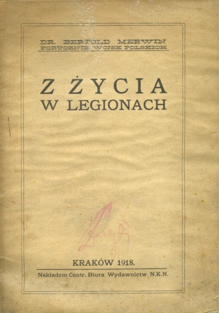 Okładka "Z życia w Legionach"