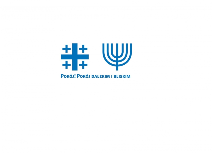 Grafika z napisem Pokój! Pokój dalekim i bliskim.