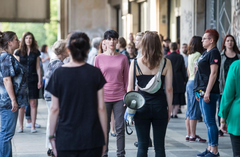 Przejmując scenę. Polifoniczny manifest dla przyszłości Chór POLIN na Biennale Warszawa, Muzeum POLIN