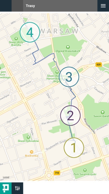 Zrzut ekranu z Google Maps.