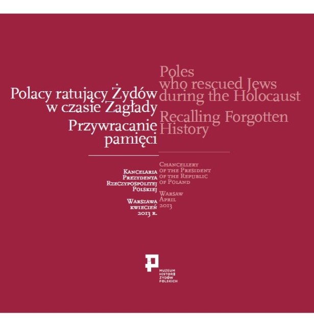 Okładka "Polacy ratujący Żydów w czasie Zagłady. Przywracanie Pamięci"