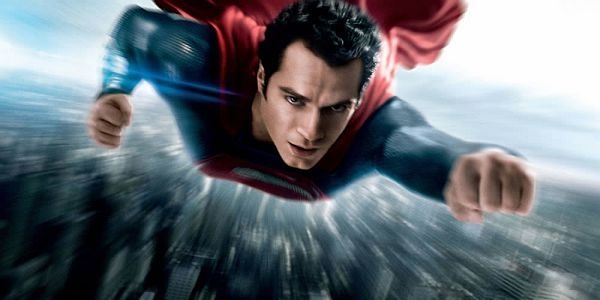 Kadr filmu Superman.