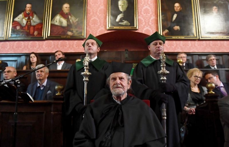 uroczystość uhonorowania głównego darczyńcy Muzeum Polin - Tad Taubego
