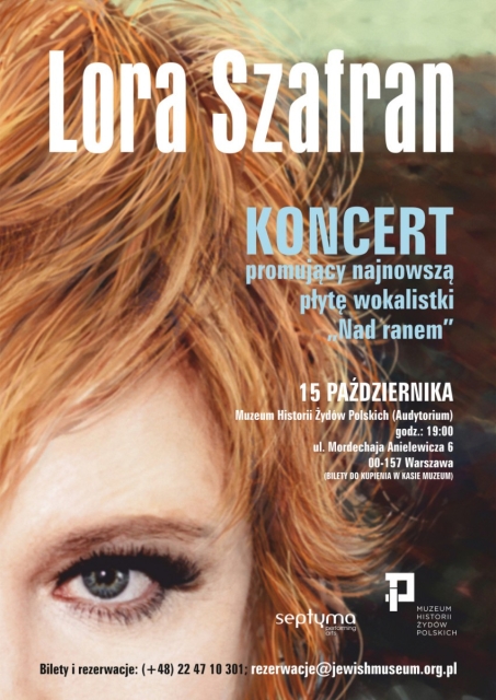 Plakat koncertu Lory Szafran