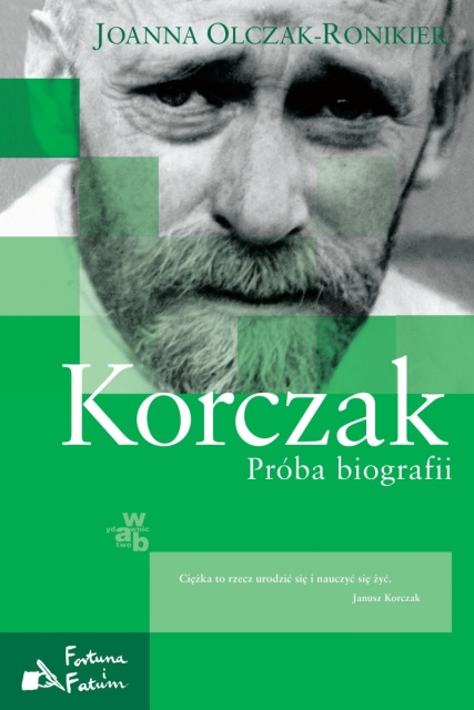 Okładka książki Joanny Olczyk-Ronikier "Korczak. Próba biografii".
