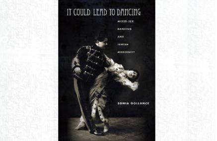 Okładka książki "It could lead to dancing" Soni Gollance. Na niej tańcząca para.