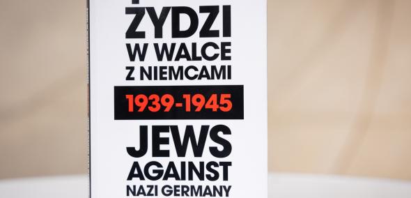 Okładka publikacji "Żydzi w walce z Niemcami 1939" | "Jews against Nazi Germany".