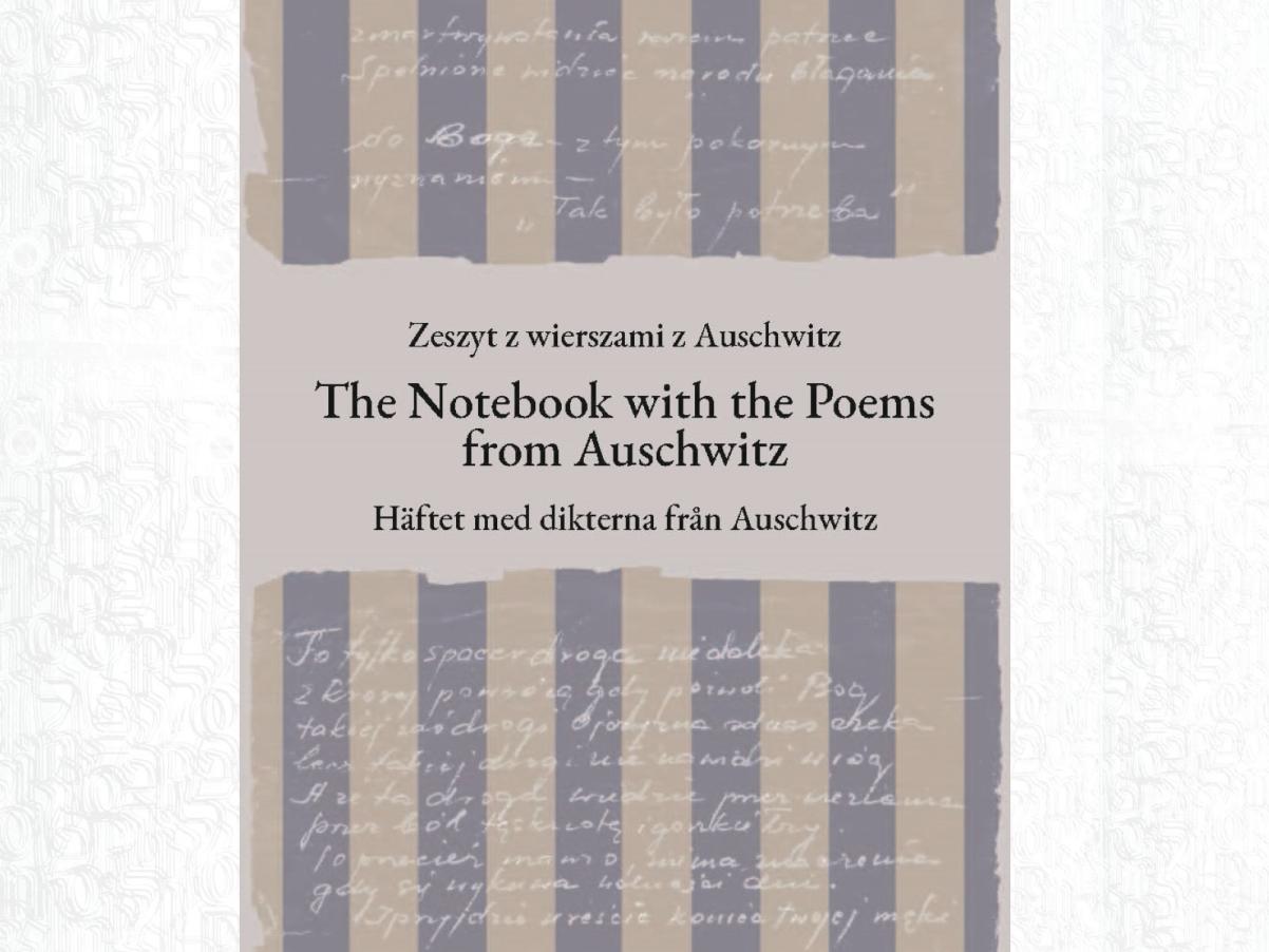Okładka "Zeszytu z wierszami z Auschwitz" / "The Notebook with the Poems from Auschwitz".