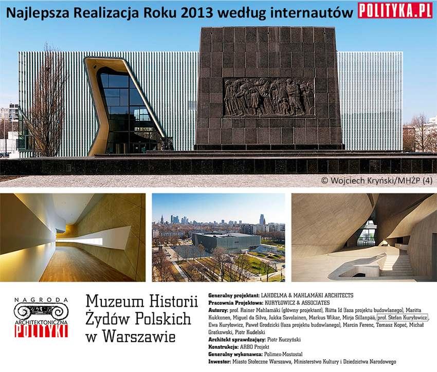 Fragment artykułu o Muzeum POLIN z "Polityki"