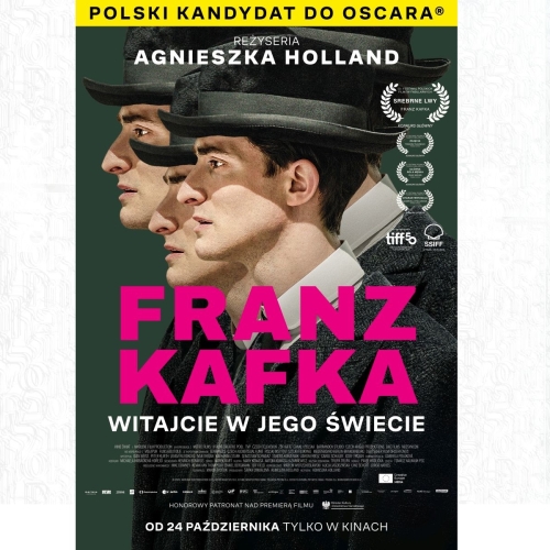 Grafika dekoracyjna - plakat do filmu "Franz Kafka"